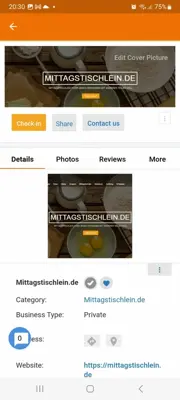 Mittagstischlein Business android App screenshot 3